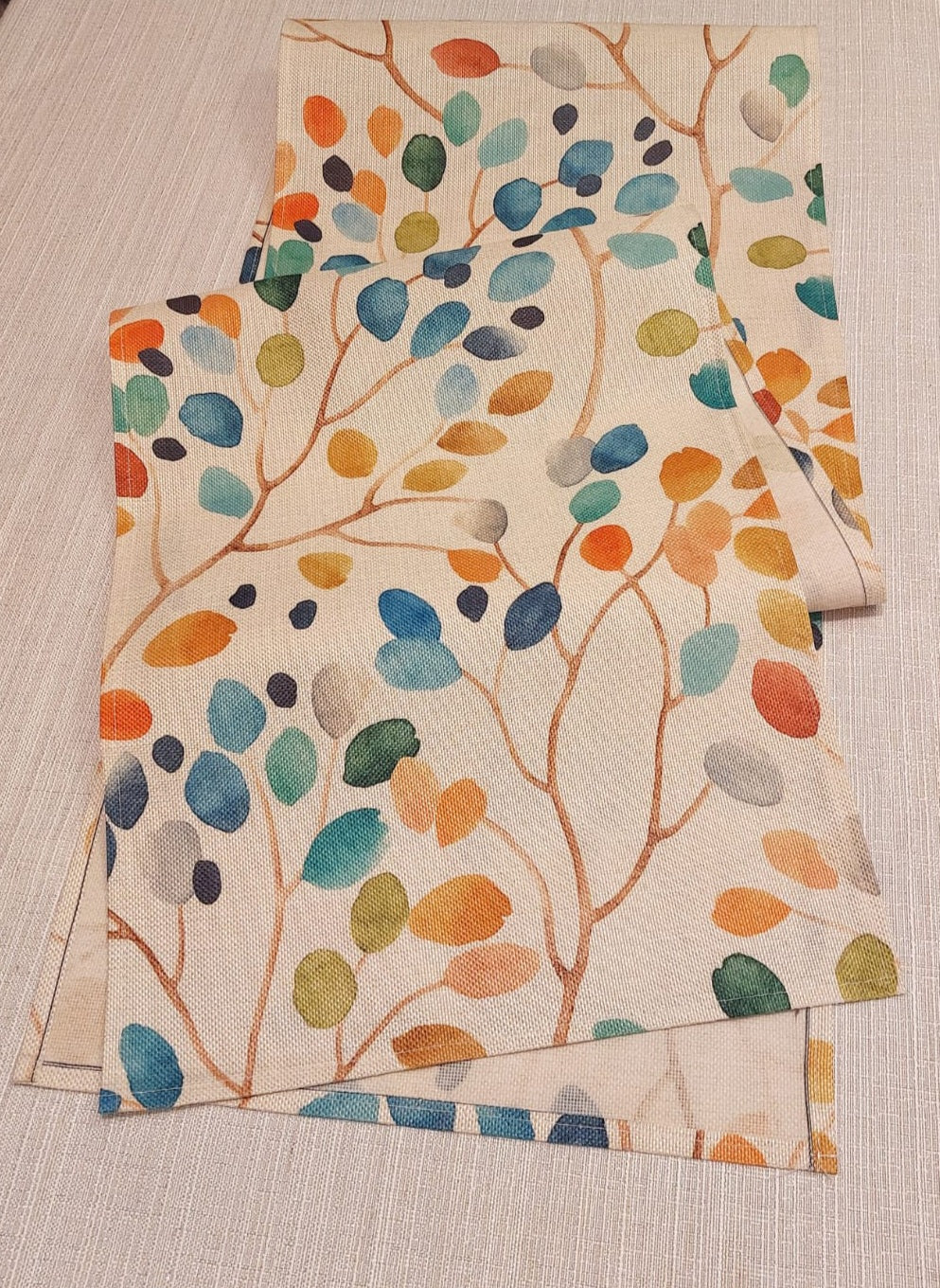 Table Runner "Colorful Leaves"